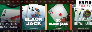 Rapid Casino Blackjack pelit