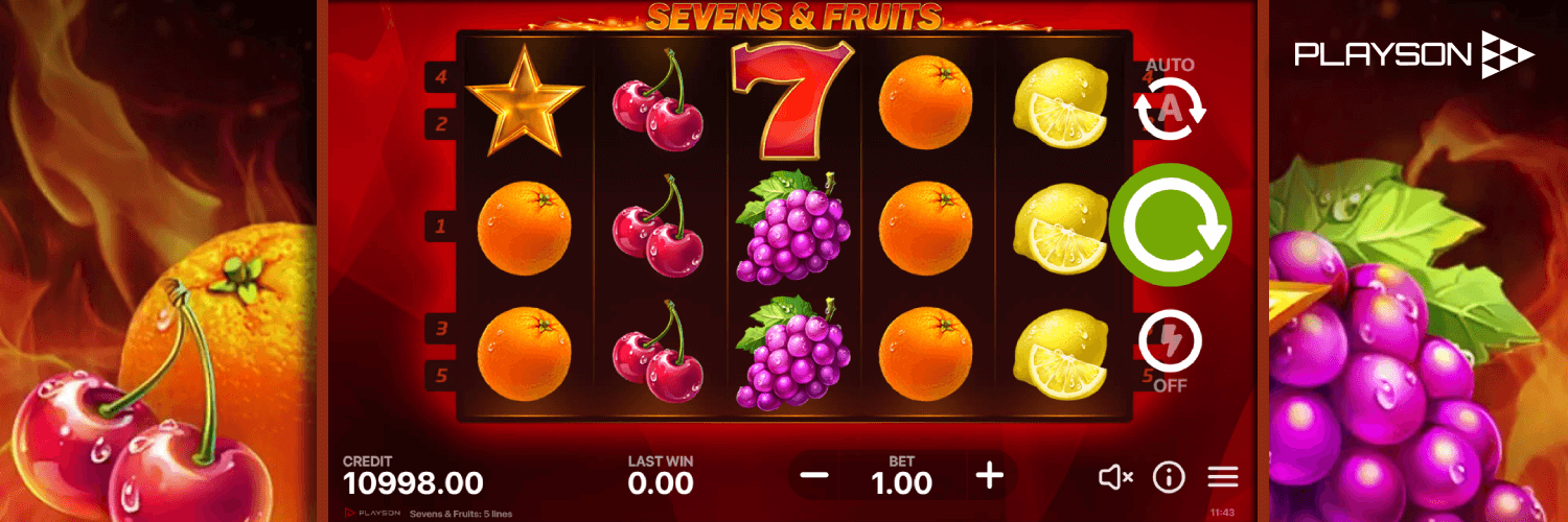 Kolme kolikkopeliä joita et ole vielä testannut - Seven and Fruits