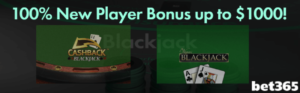 Blackjack bonus Bet365