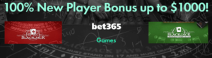 Bet365 Blackjack bonus