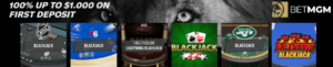 BetMGM blackjack bonus